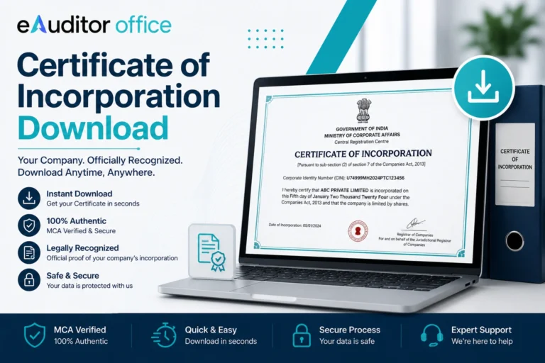 Certification of incorporation download
