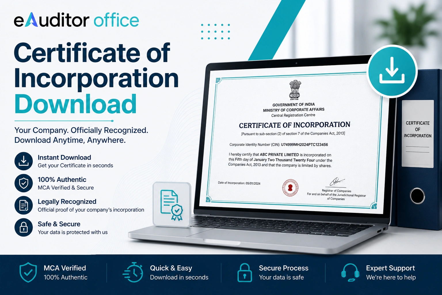 Certification of incorporation download