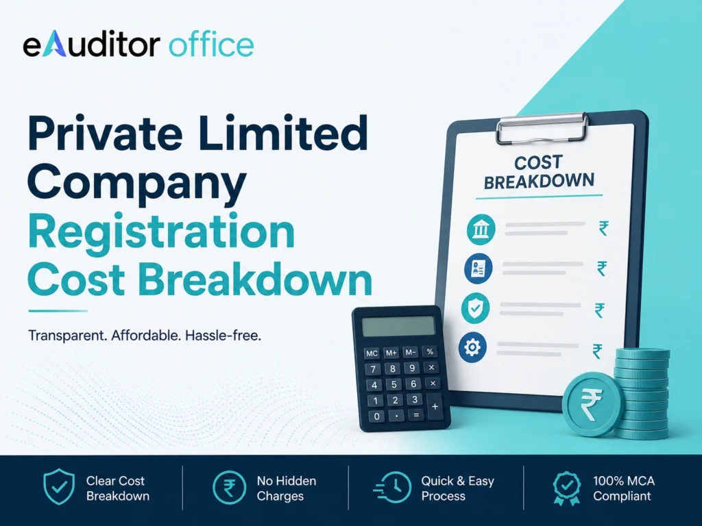 Private limited company registration cost breakdown